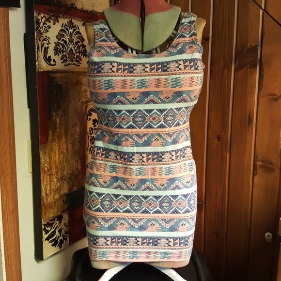 Females  Sunset Plaza  Aztec Tank Dress - Picture 1 of 8